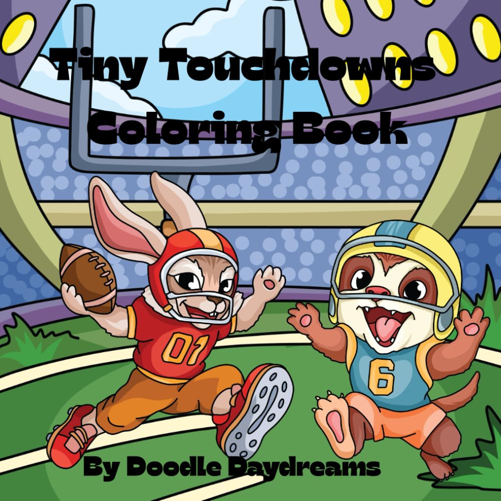 Tiny Touchdowns Coloring Book