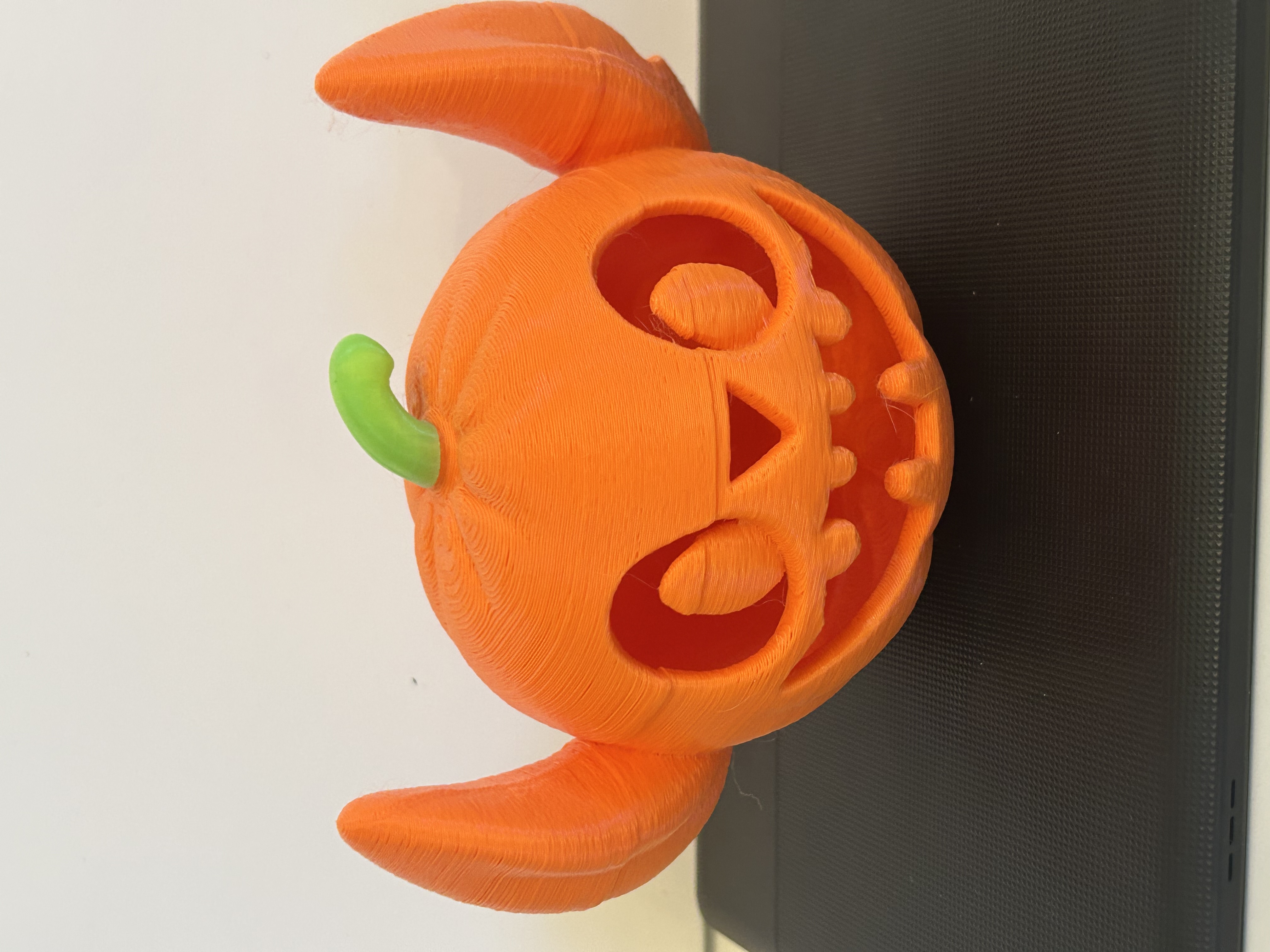 3D Printed Halloween Pumpkin Monster