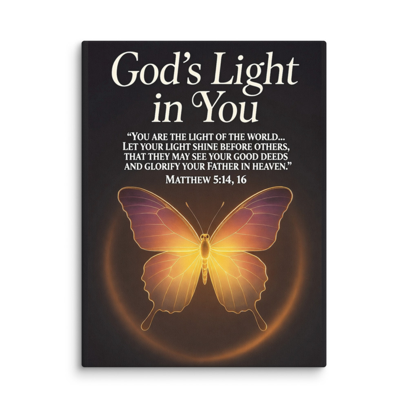 God's Light in You Canvas