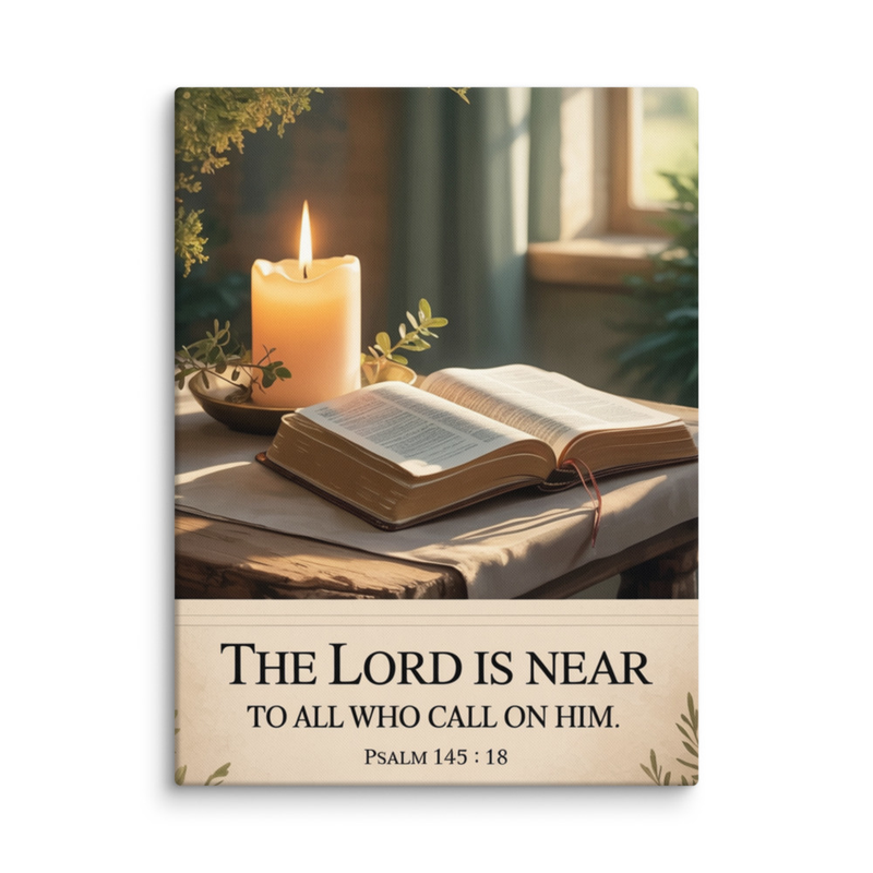 The Lord Is Near - Psalm 145 -Canvas