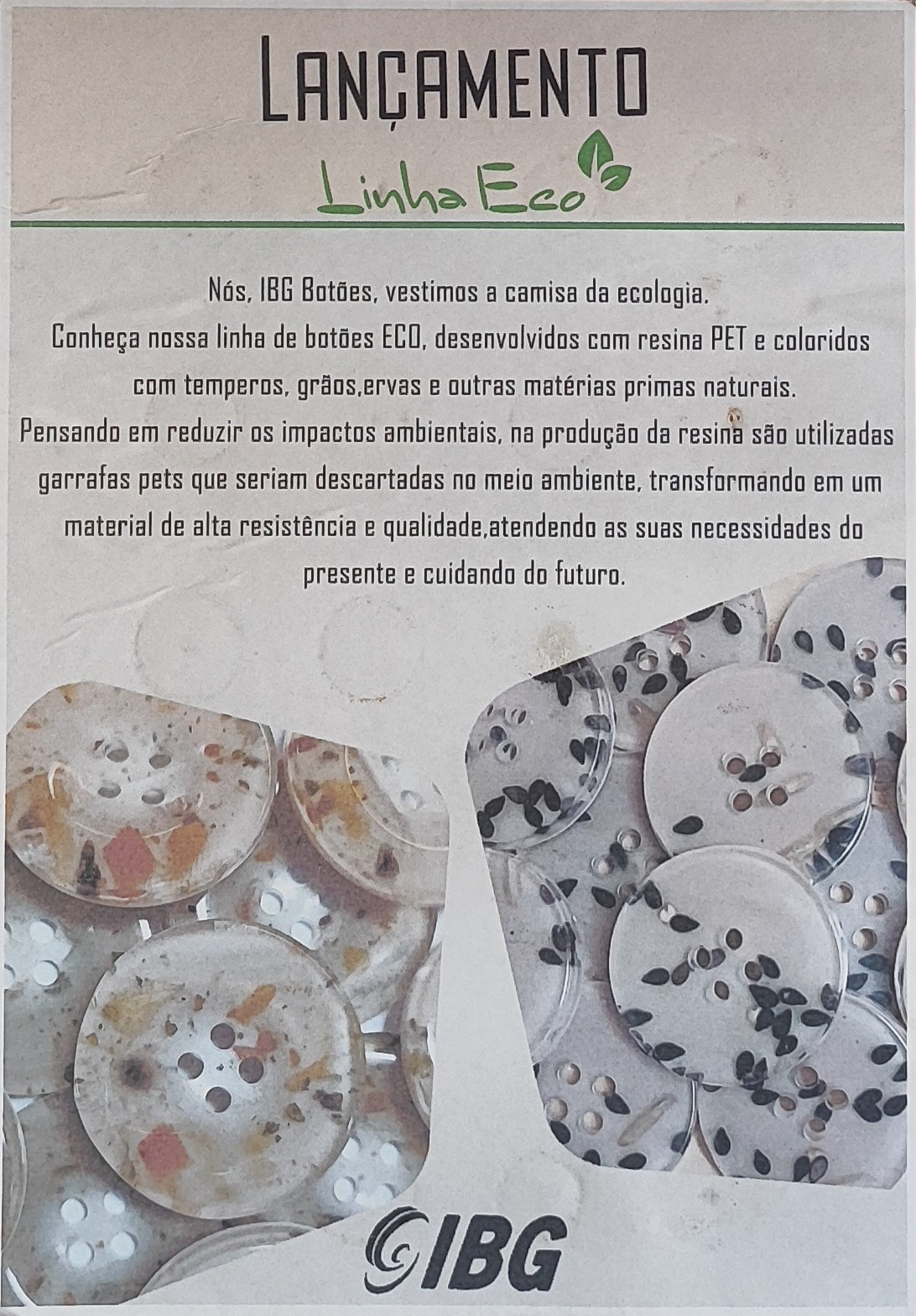 LINHA SUSTENTÁVEL IBG: ACESSÓRIOS ECO-FRIENDLY EM POLIÉSTER