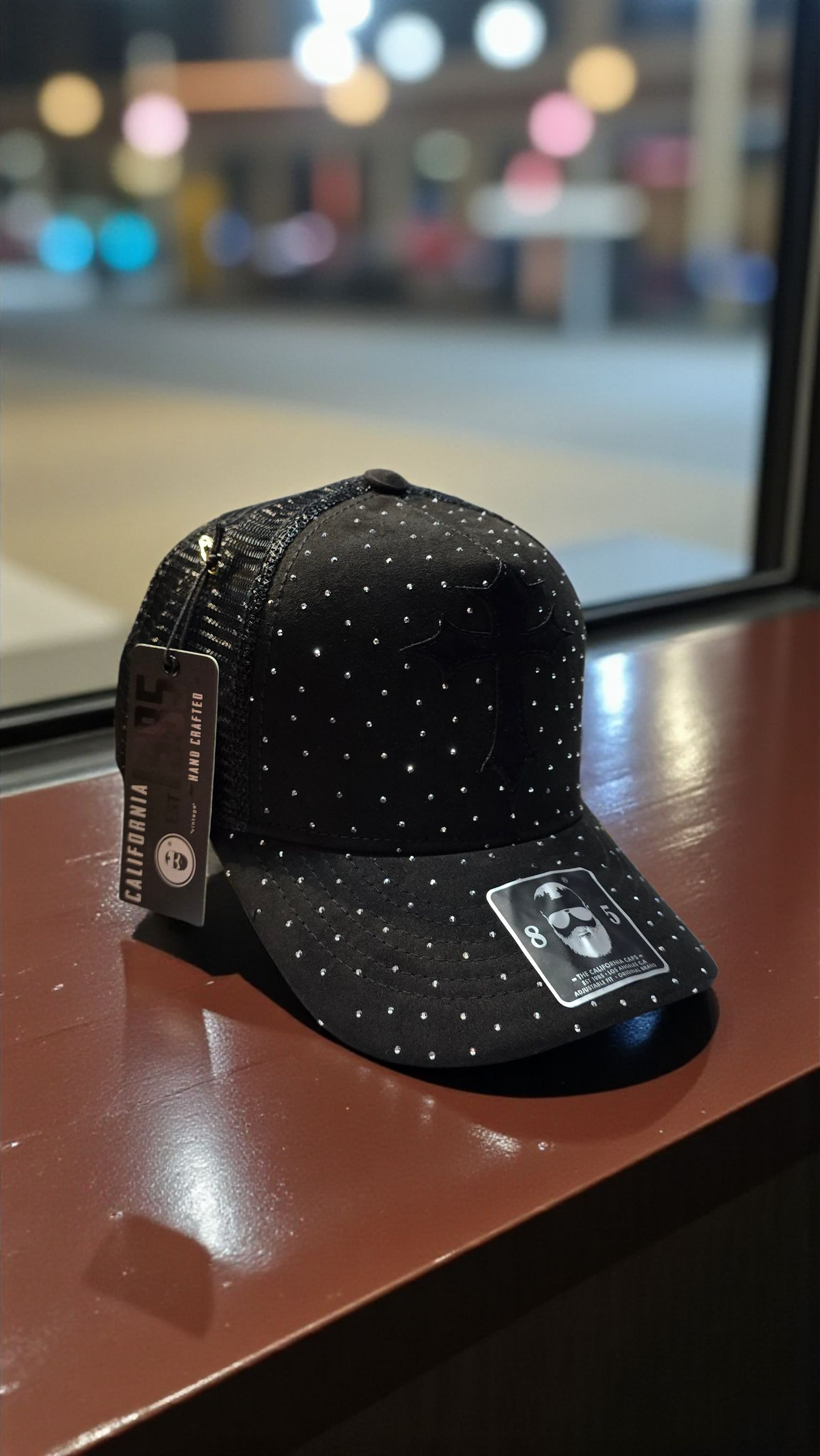 Gorra negra California caps 