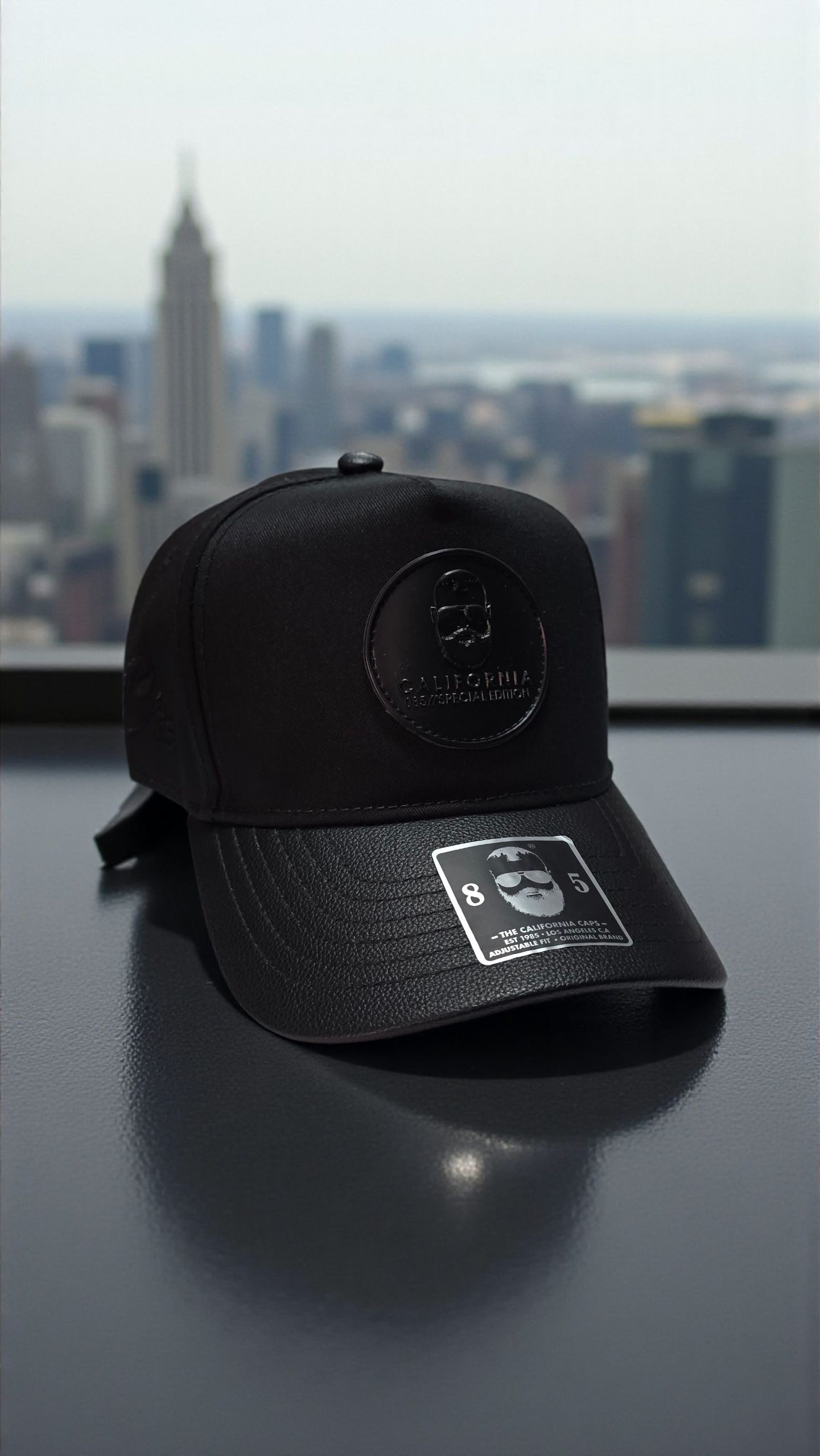 Gorra California negra