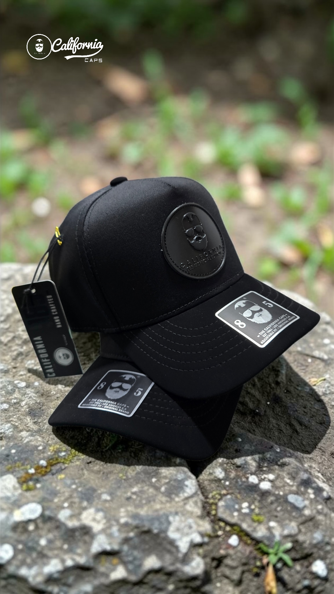 Gorra Negra California Caps
