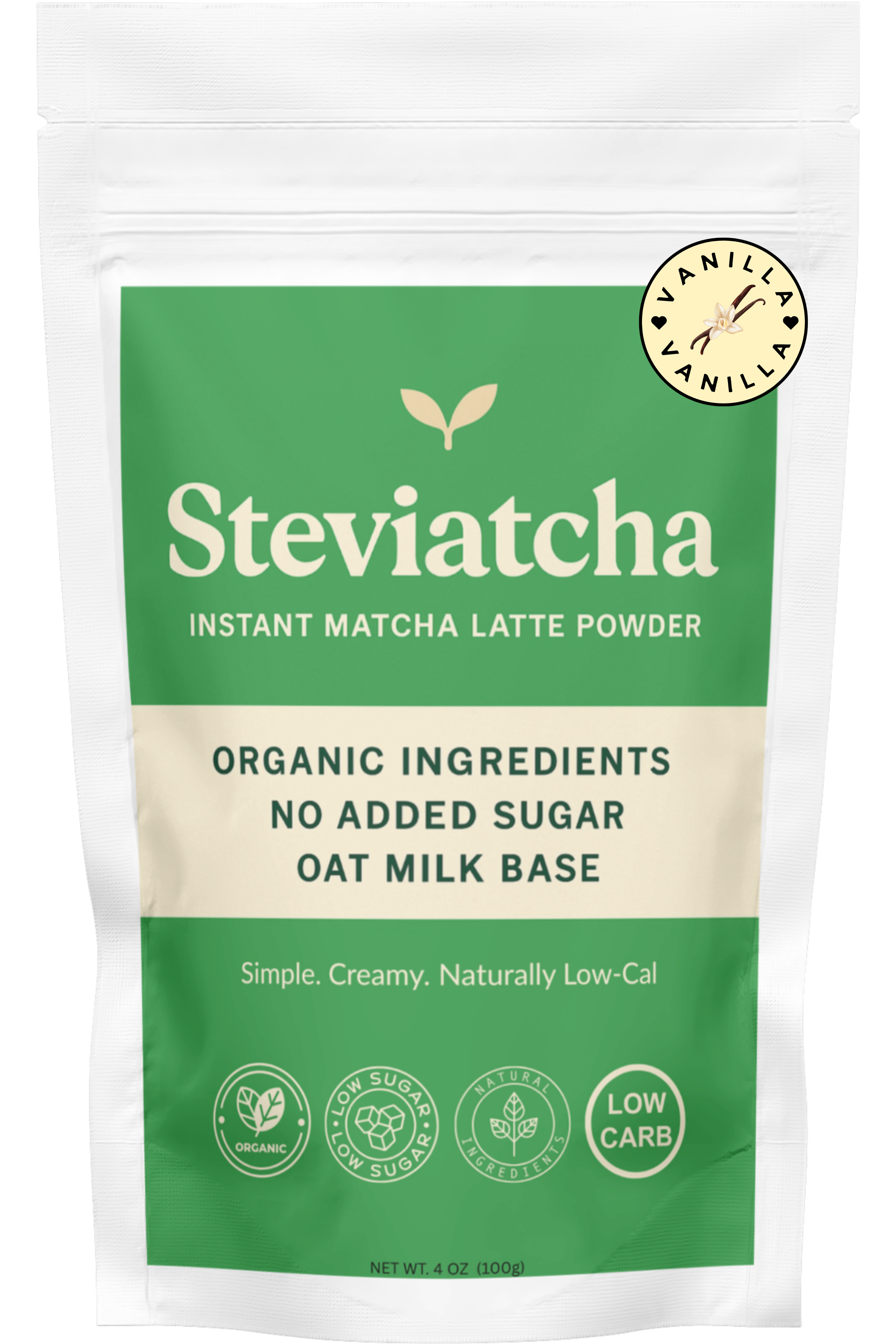 Vanilla Instant Matcha Latte Powder