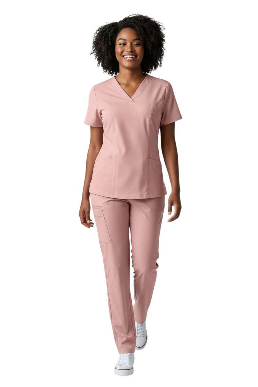 Uniforme quirurgico repelente rosa palo