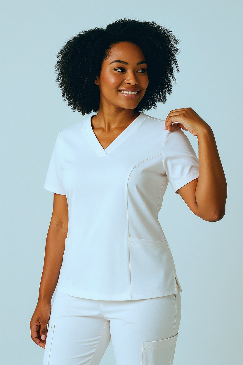 Uniforme médico blanco