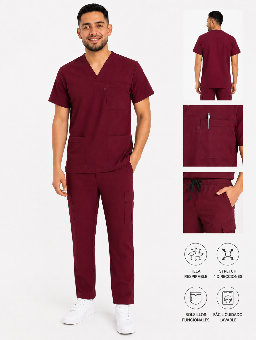 UNIFORME MEDICO CABALLERO