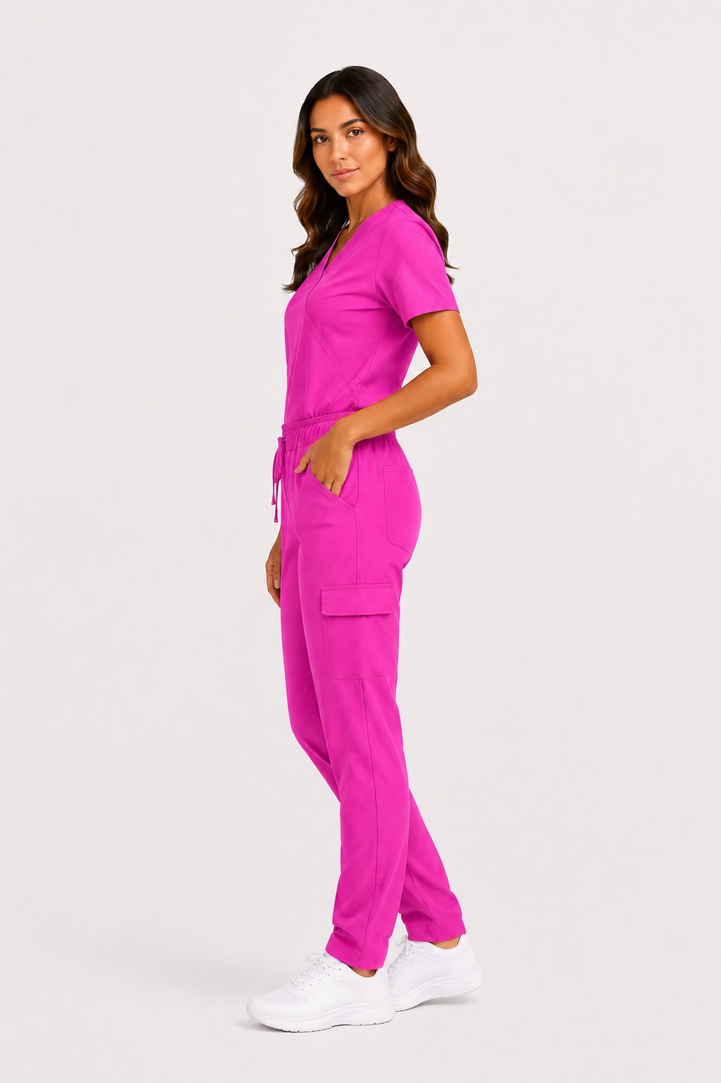 Uniforme médico fucsia