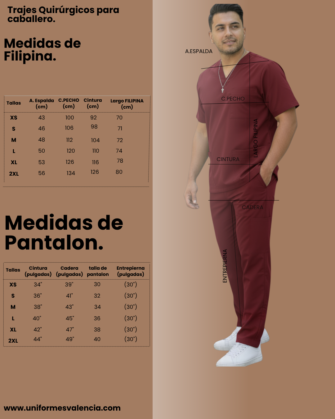UNIFORME MEDICO CABALLERO