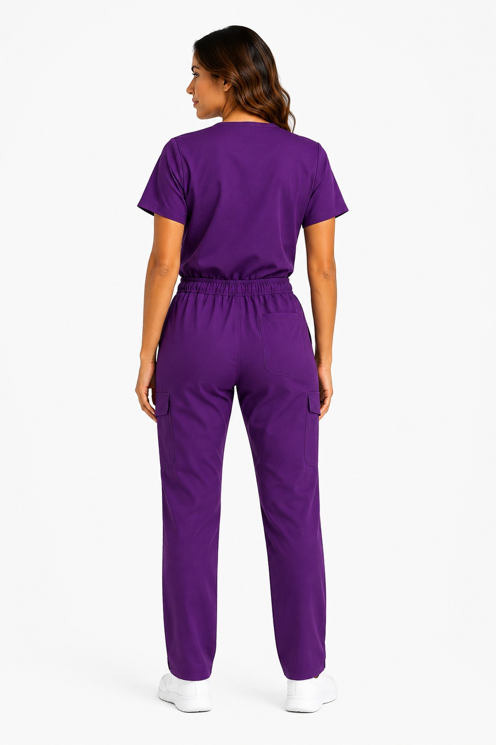 Uniforme médico repelente morado