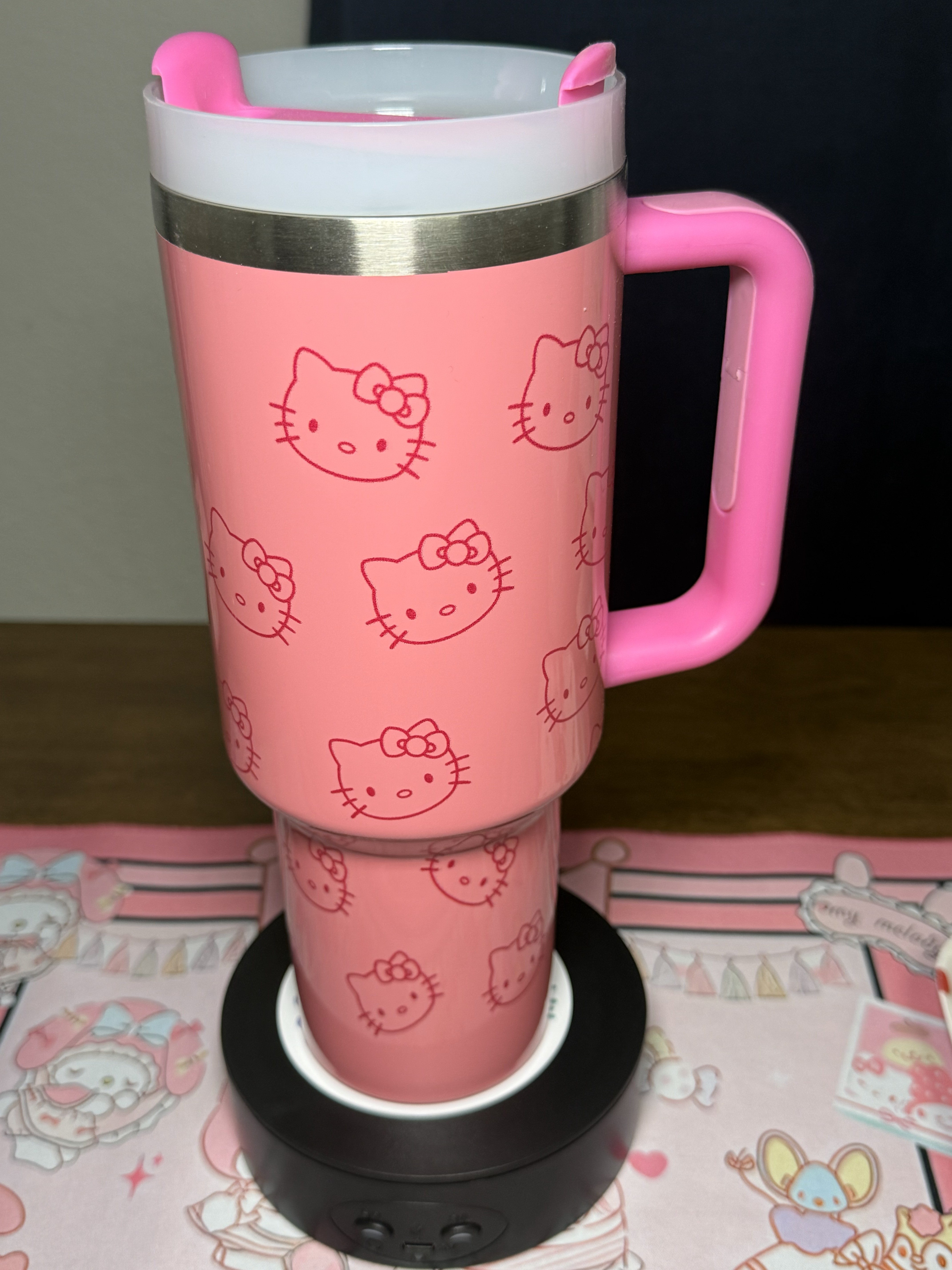 Pink Hello Kitty Insulated Tumbler