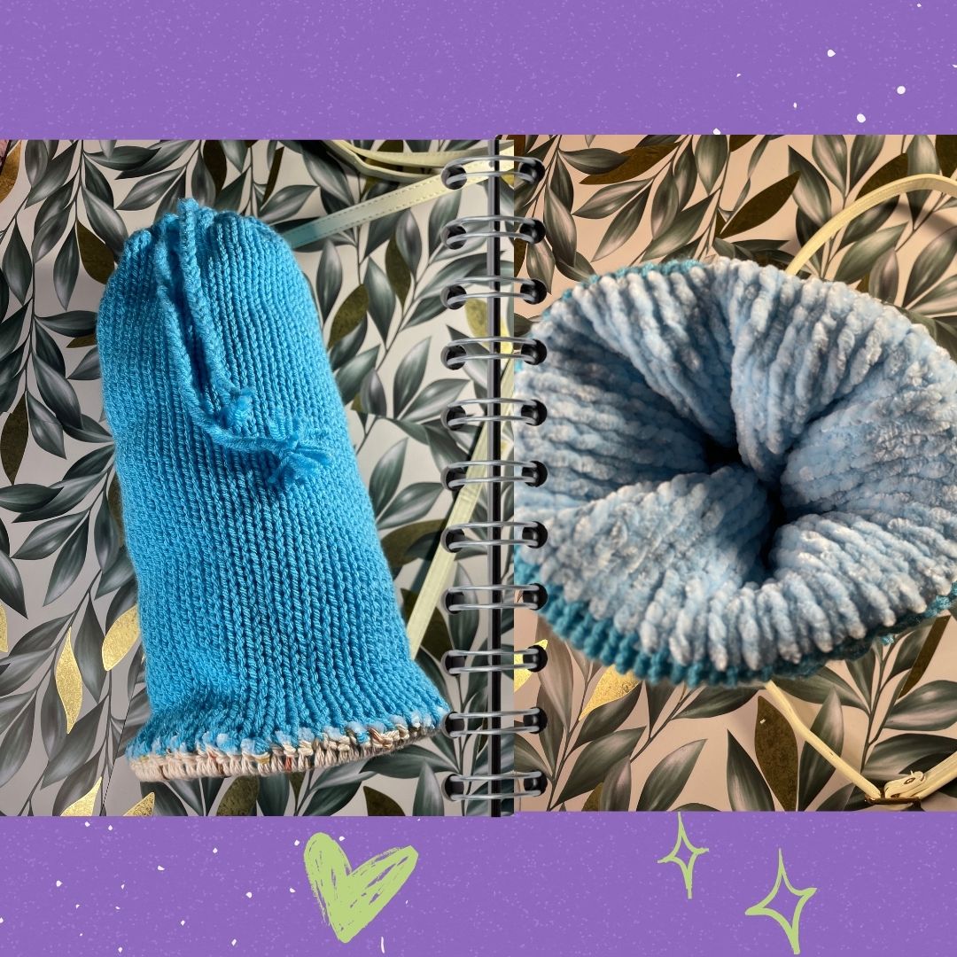 Knitted Drawstring Bag