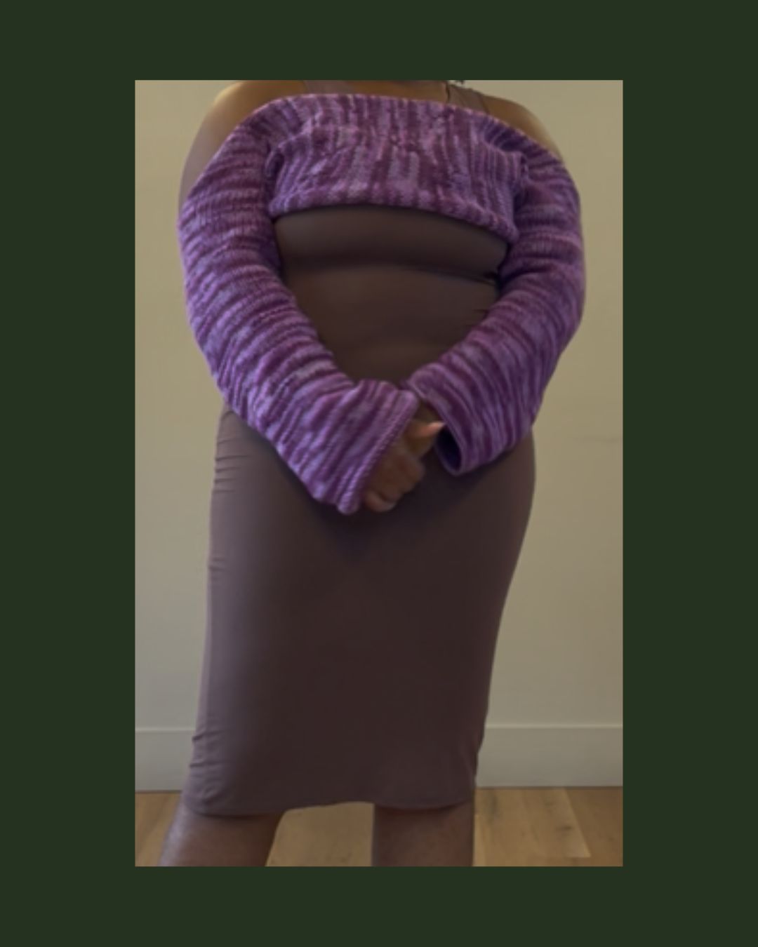 No Cold Shoulder Shrug