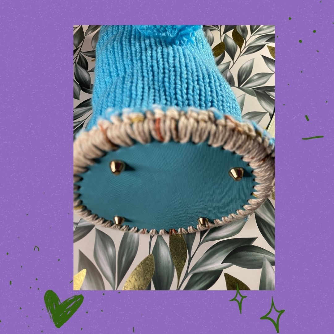 Knitted Drawstring Bag