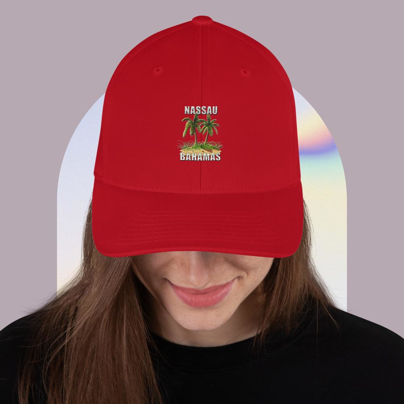 Nassau Bahamas Structured Twill Cap