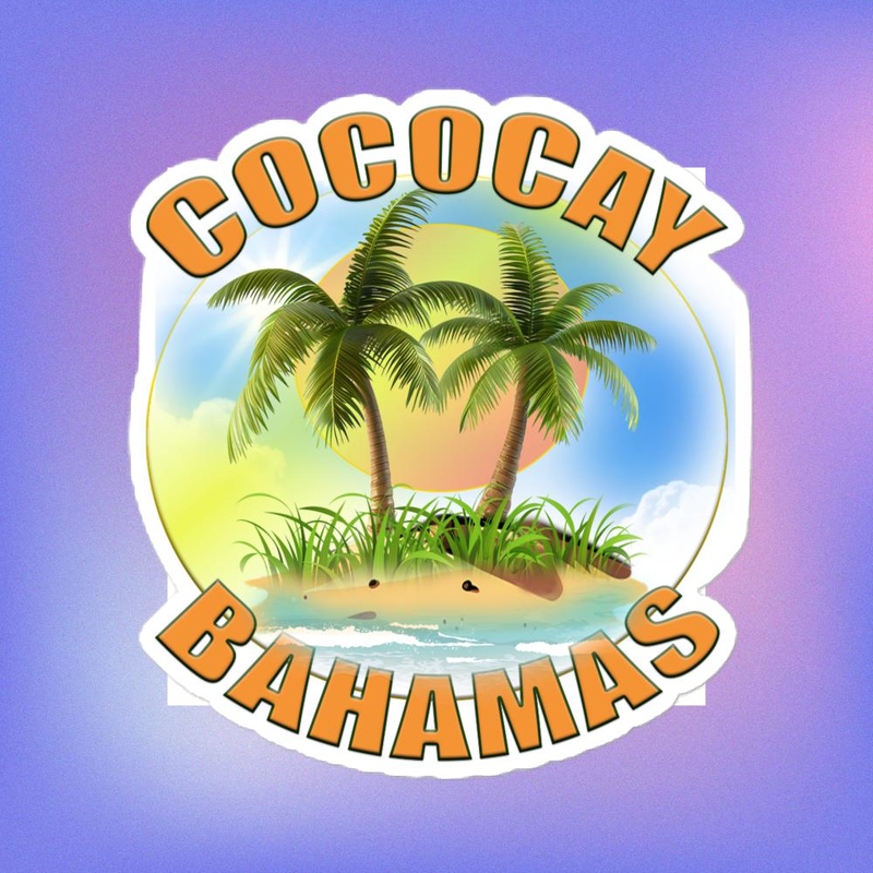 Coco Cay Bubble-free stickers