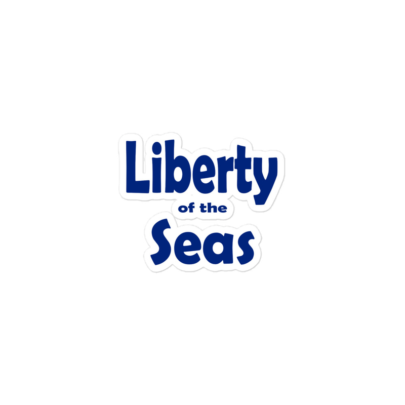 Liberty of the Seas Bubble-free stickers