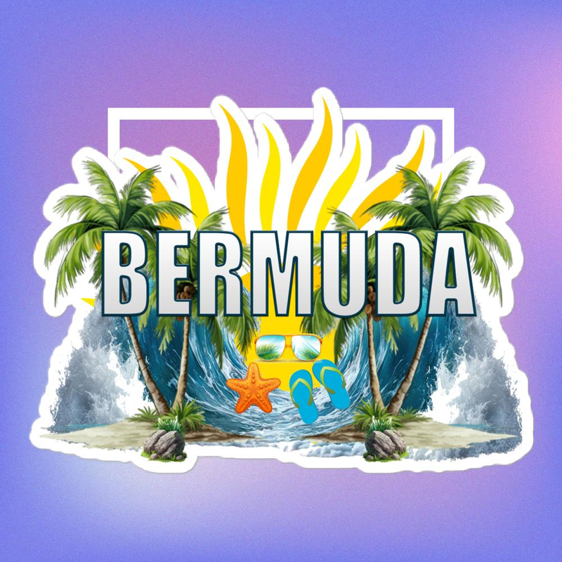 Bermuda Bubble-free stickers