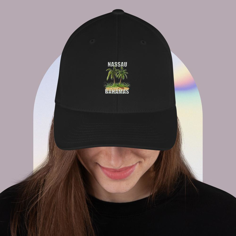 Nassau Bahamas Structured Twill Cap