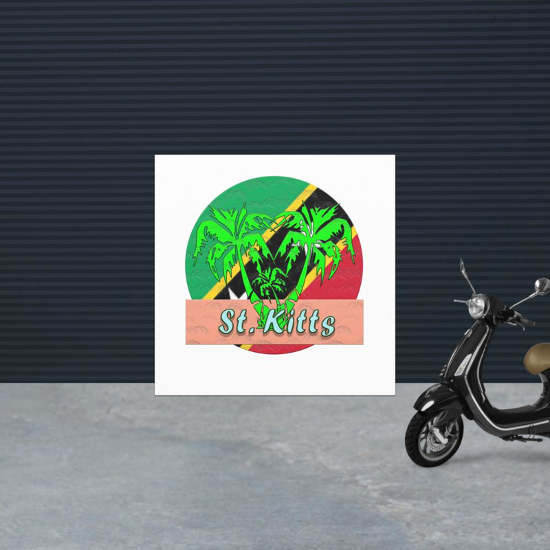 Car magnets - St. Kitts