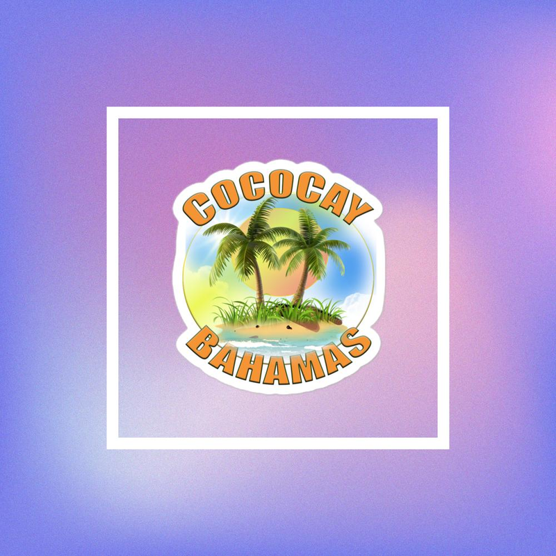 Coco Cay Bubble-free stickers