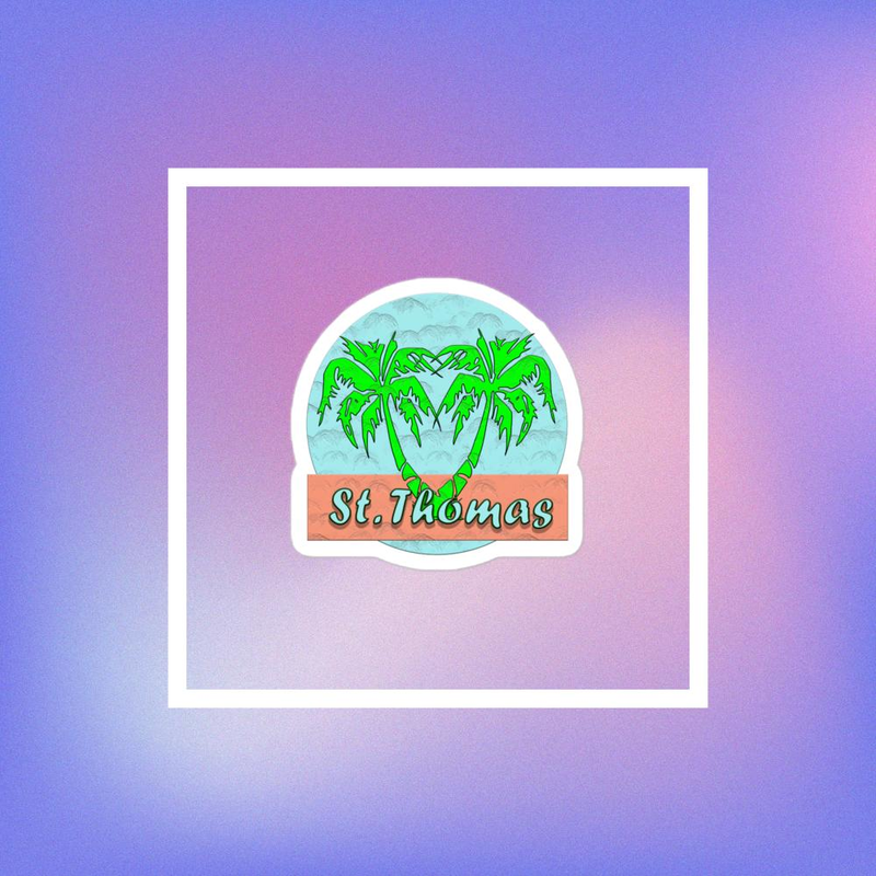 Bubble-free stickers St. Thomas