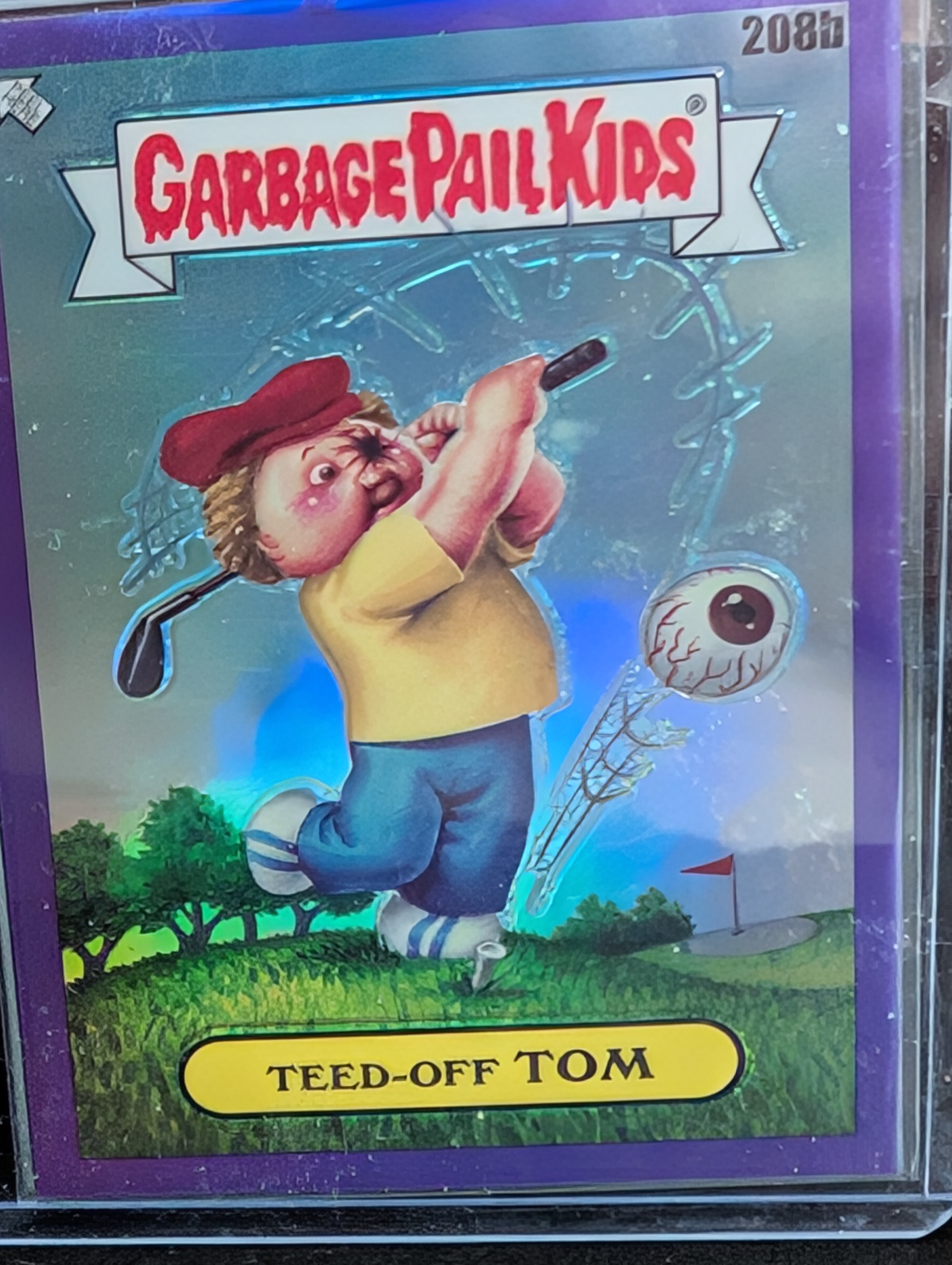 Garbage Pail Kids Teed-Off Tom Card