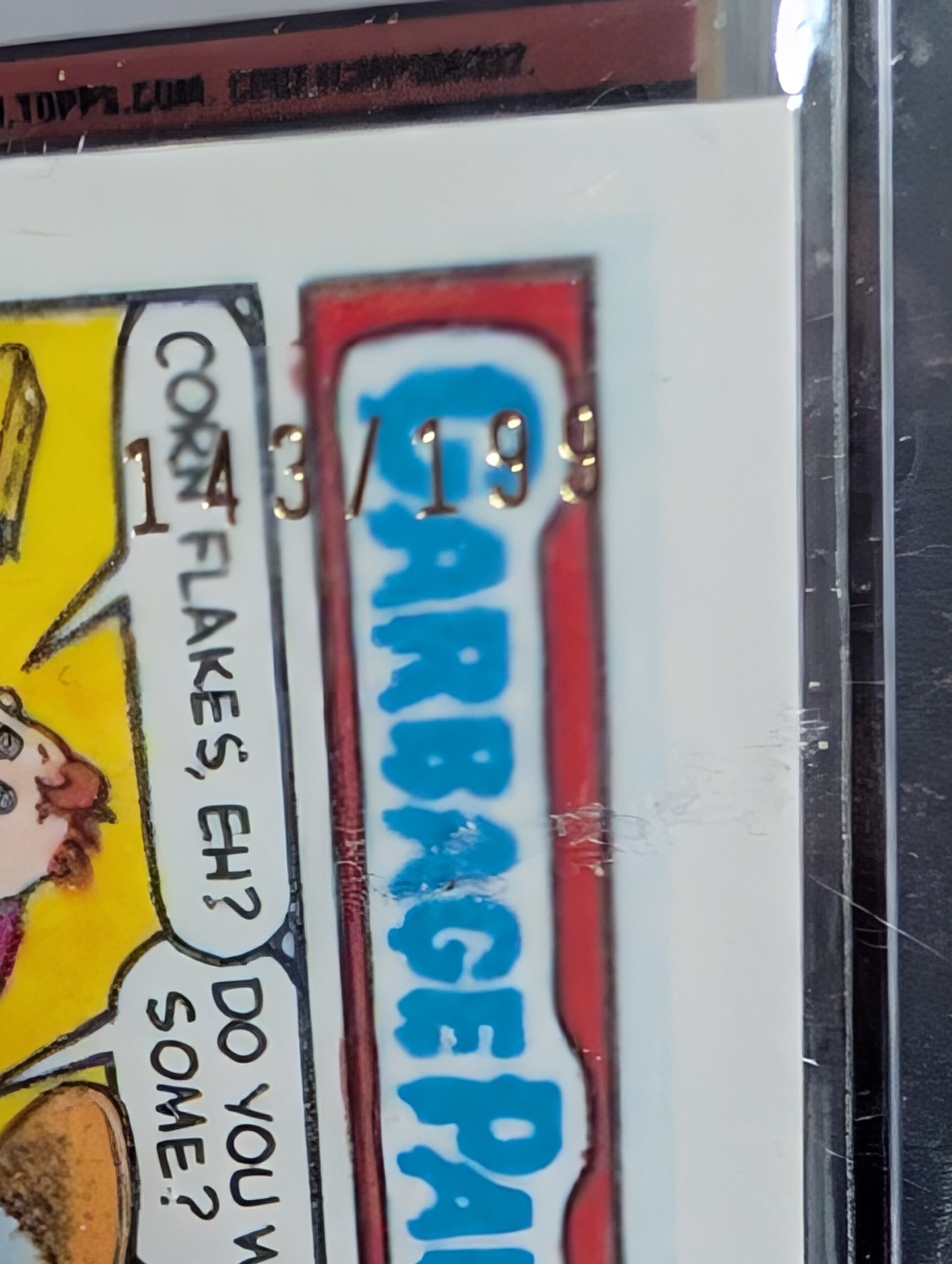 Garbage Pail Kids Collectible Trading Card