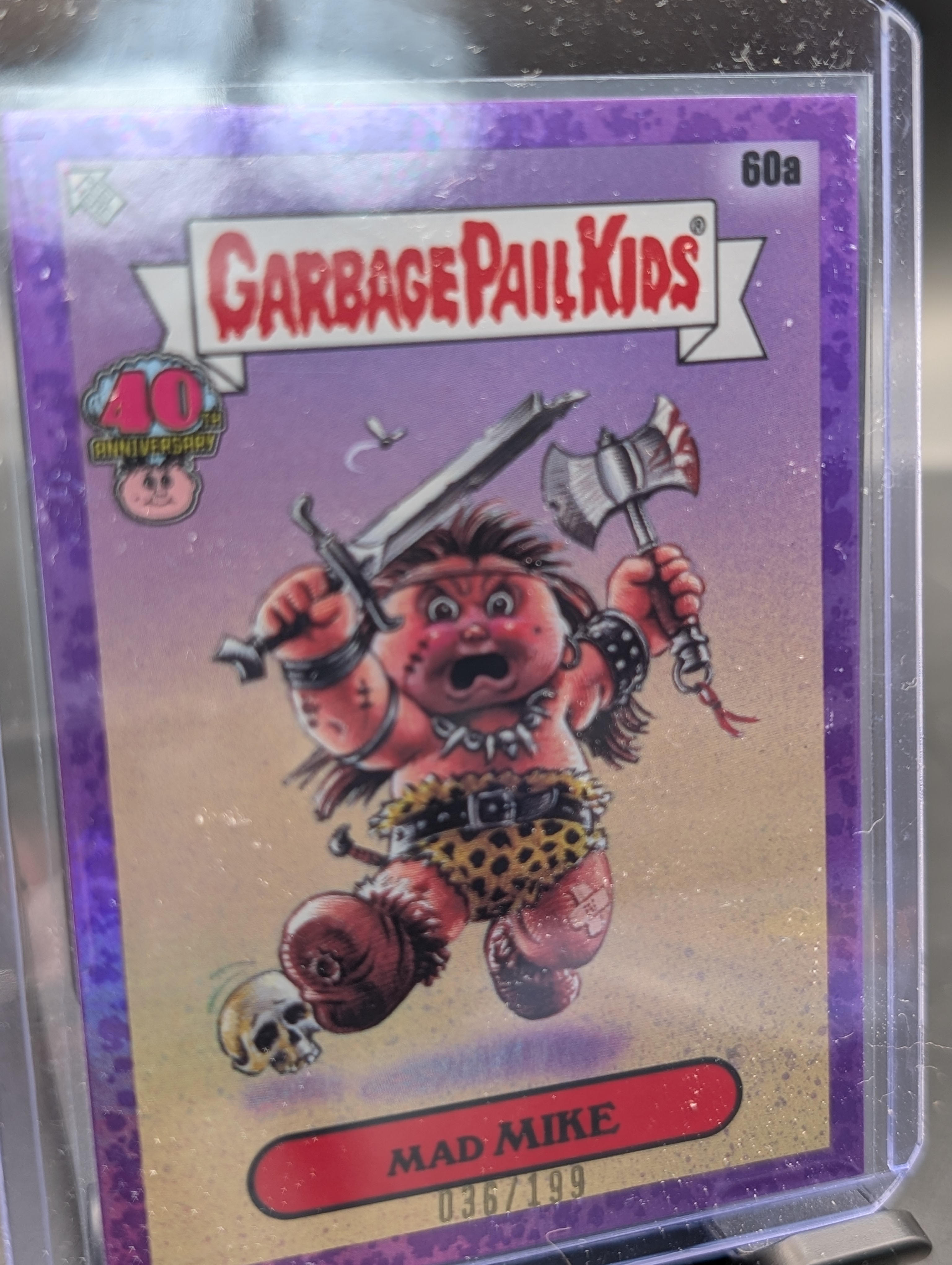 Garbage Pail Kids Mad Mike Card