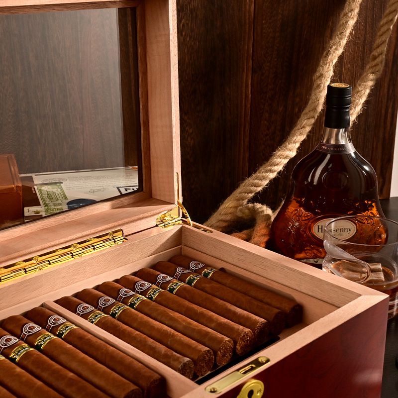 Wooden Cigar Humidor Box