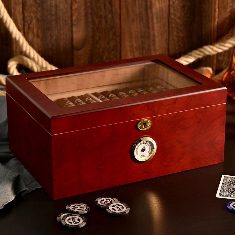 Wooden Cigar Humidor Box