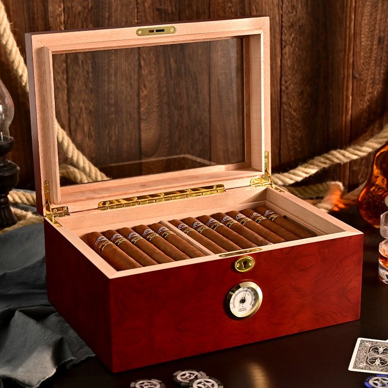 Wooden Cigar Humidor Box