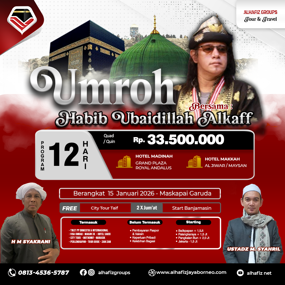 Umrah Bersama Habib Ubaidillah Al Kaff Januari 2026