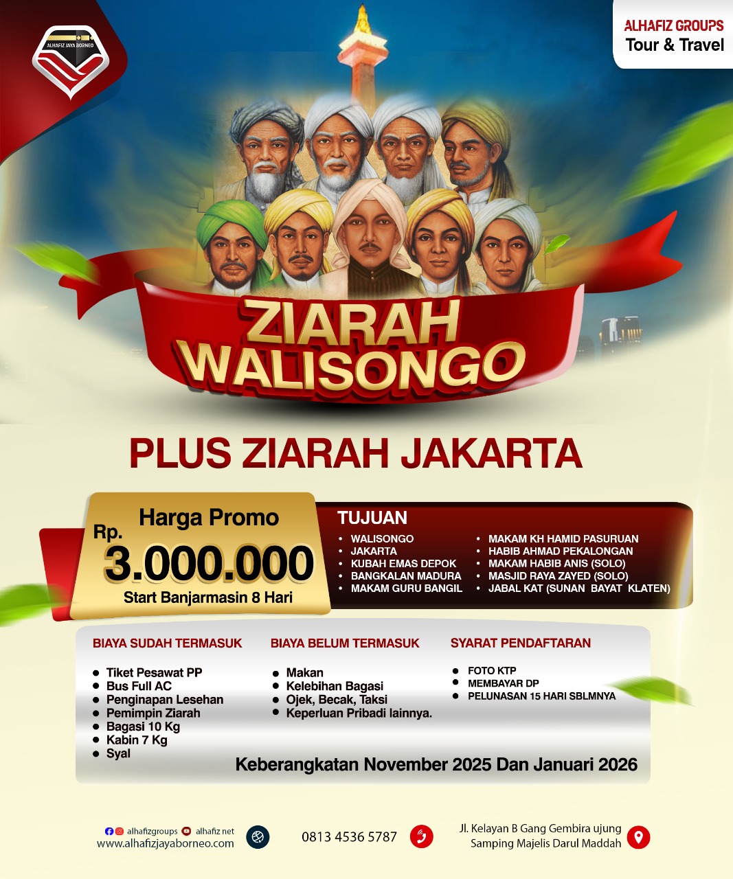 Ziarah Wali Songo plus City Tour Jakarta