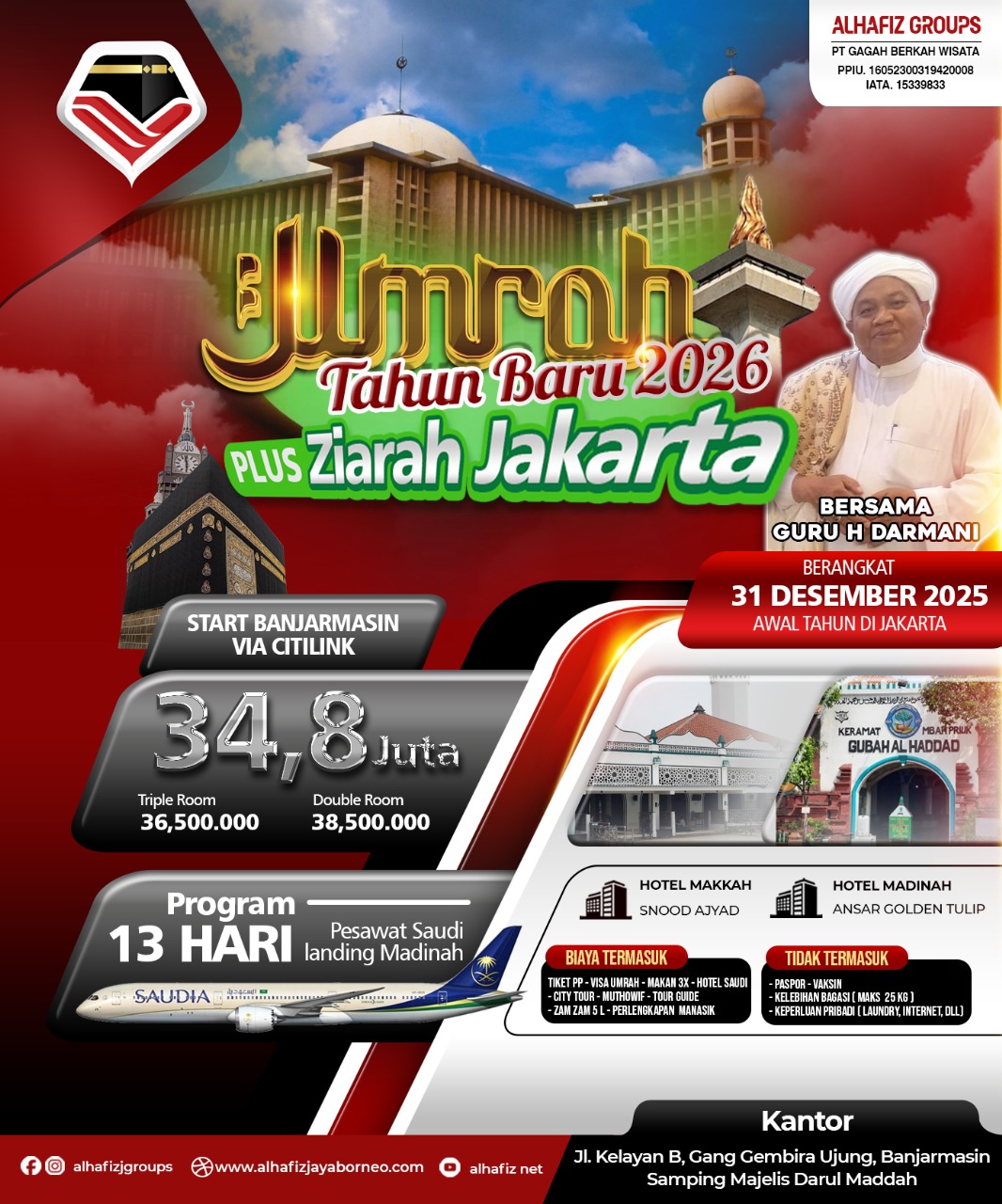 Paket Umrah Tahun Baru 2026 Plus City Tour Jakarta