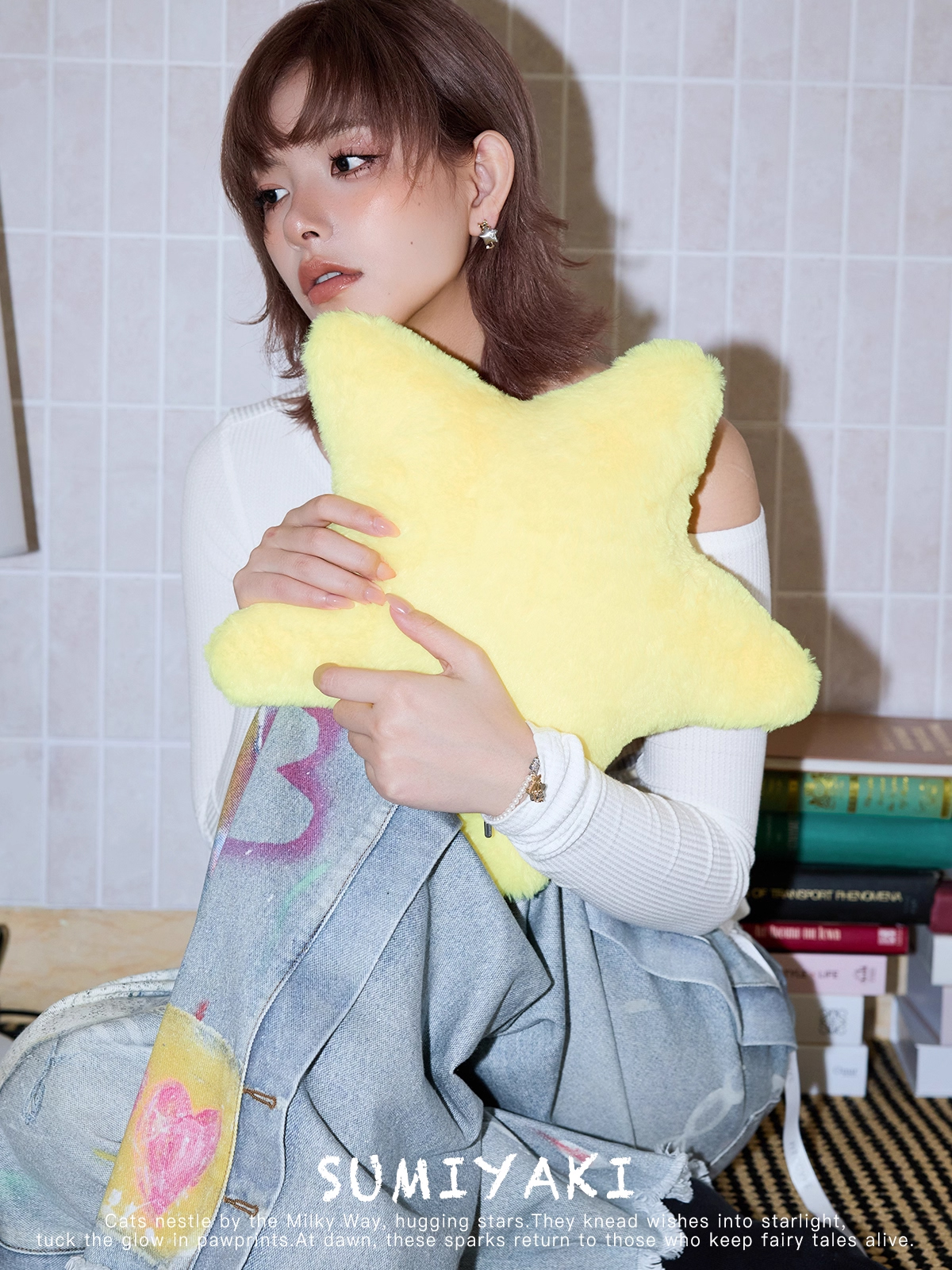 Starry Wishes Cat Stud Earrings