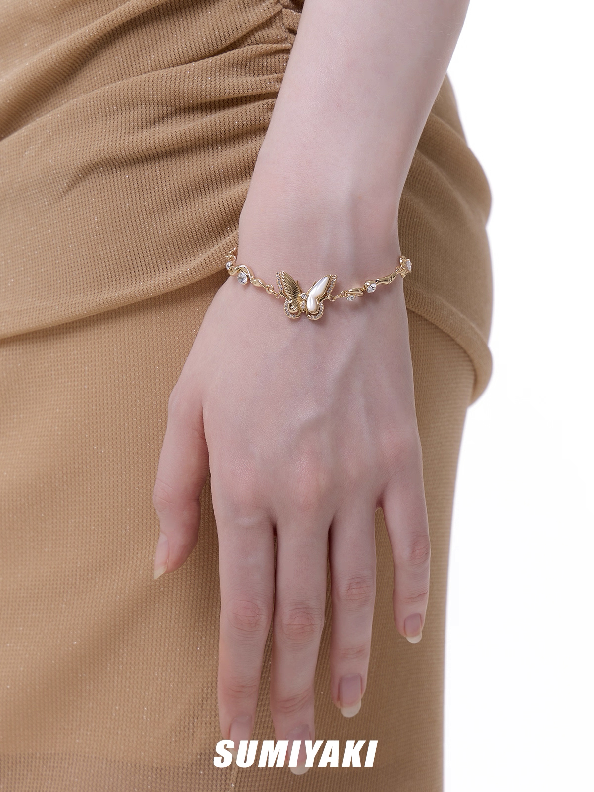 Golden Butterfly Bracelet