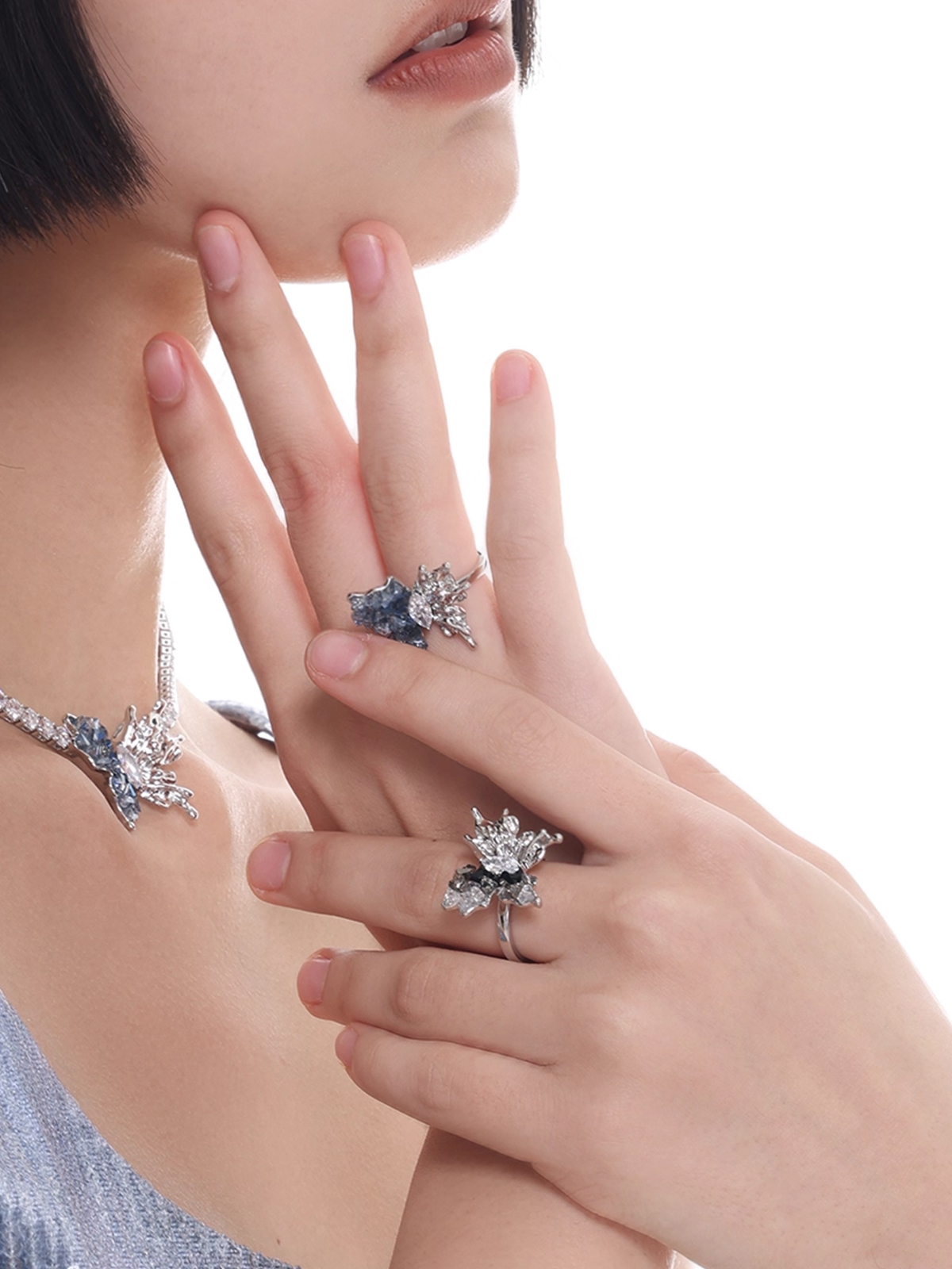 Glacial Butterfly Ring