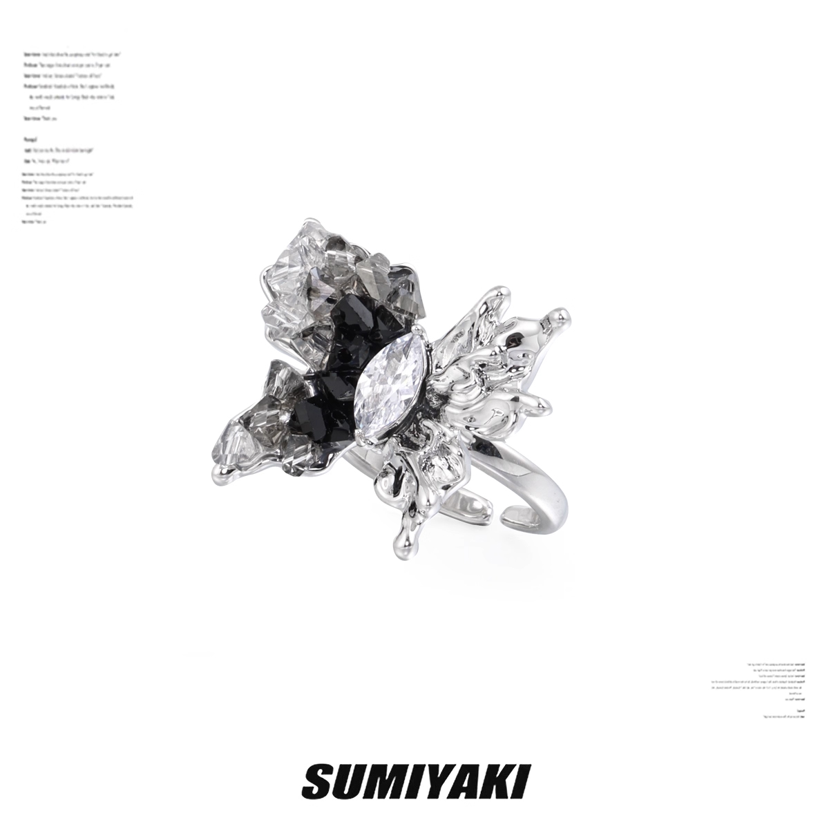 Glacial Butterfly Ring