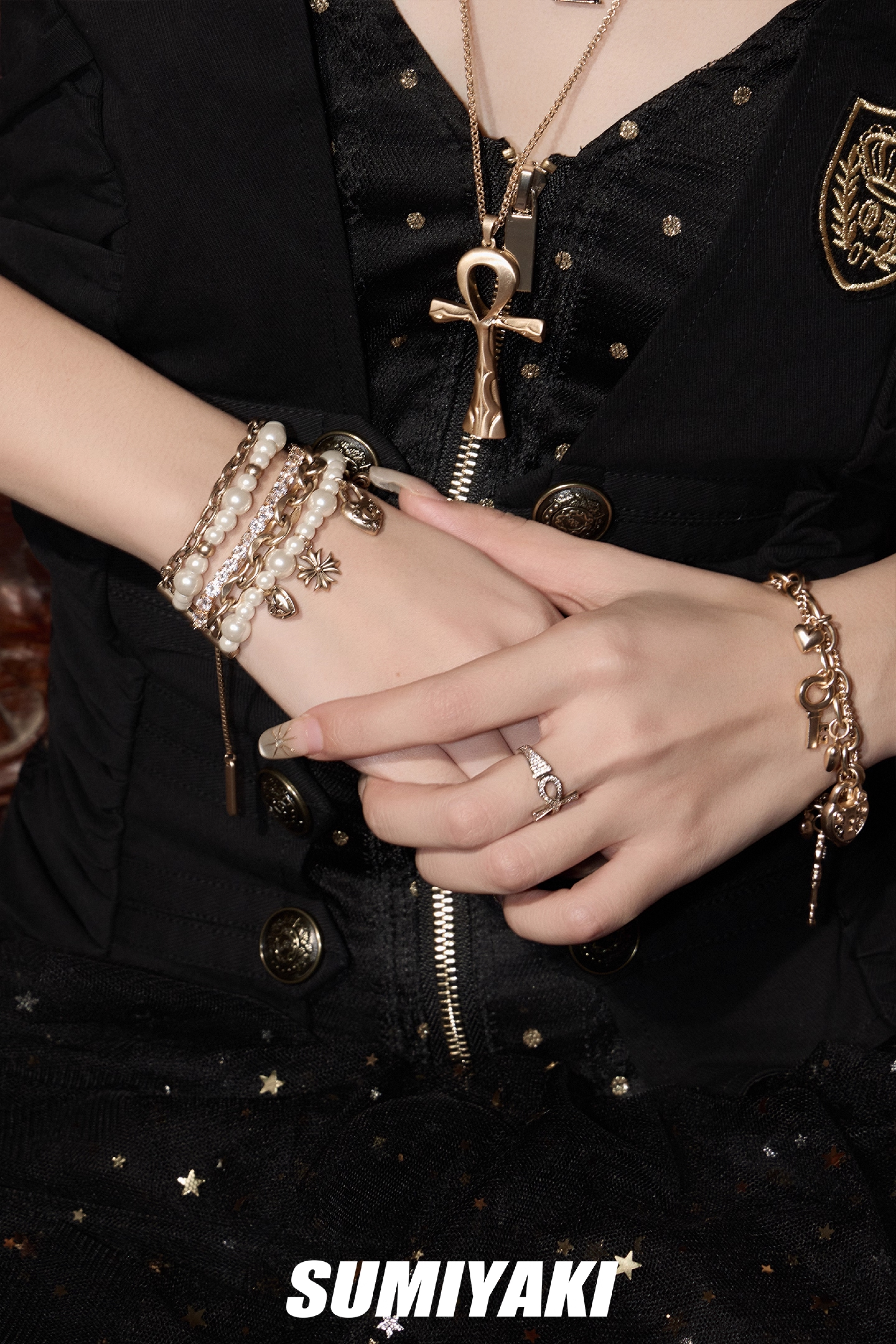 Vintage Charm Layered Bracelet