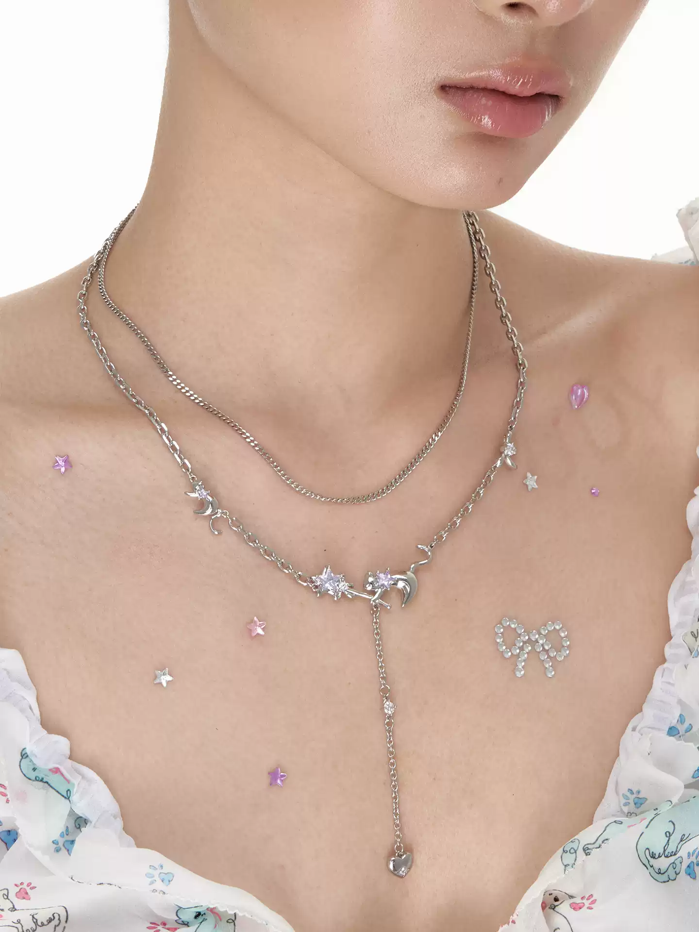 Magic Cat Layered Lariat