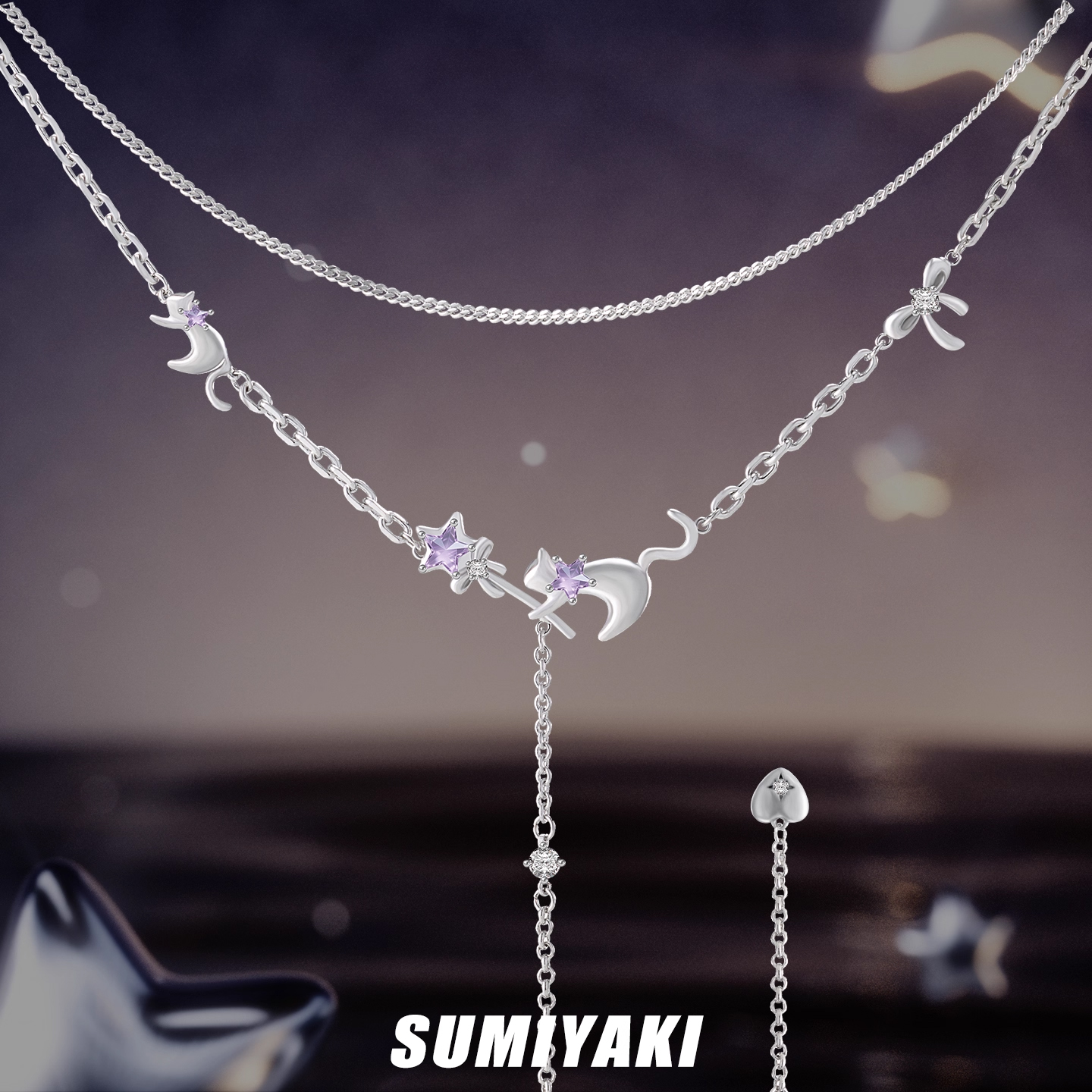 Magic Cat Layered Lariat