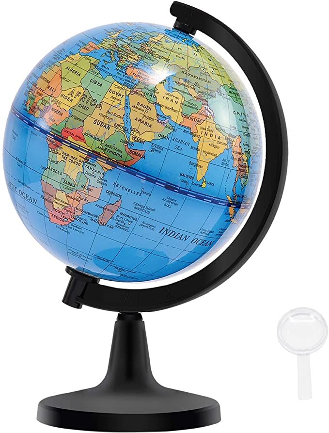 World Globe with Stand