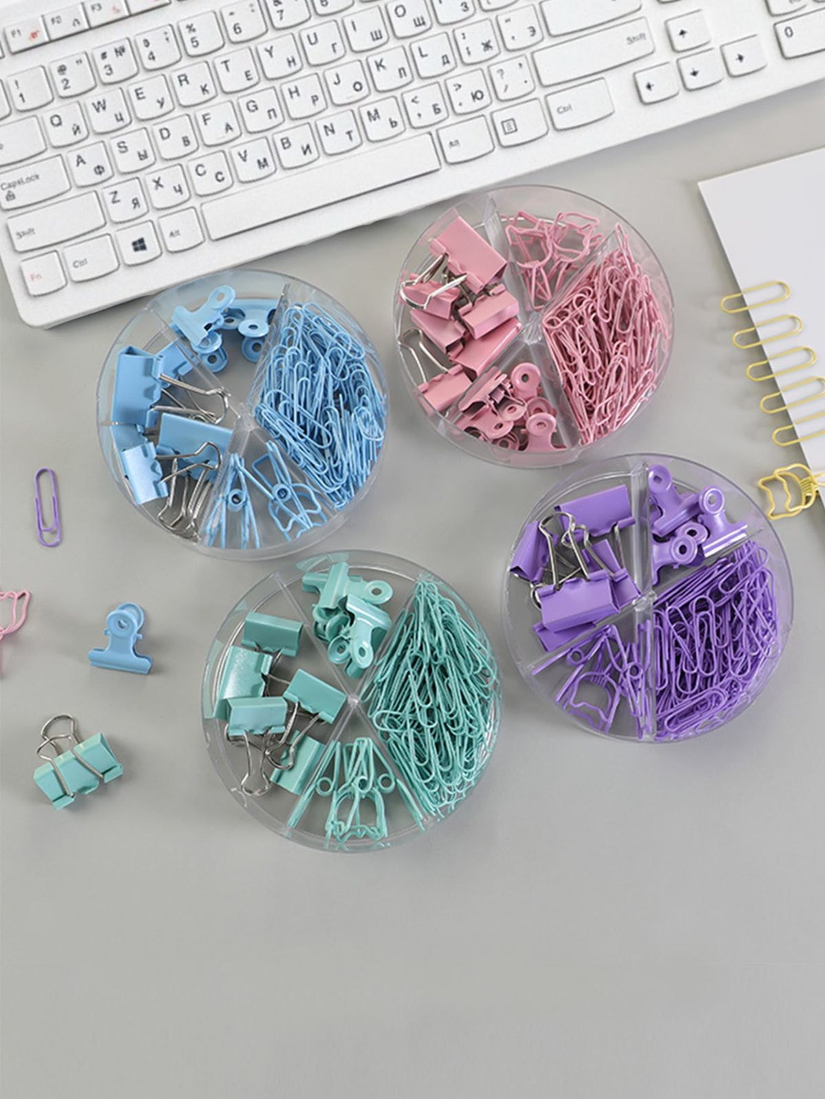 Colorful Office Supplies Set