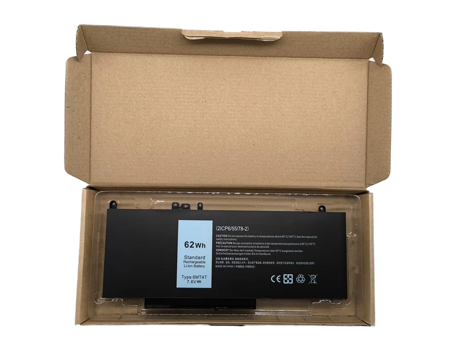 7.6V 63Wh 6MT4T Laptop Battery