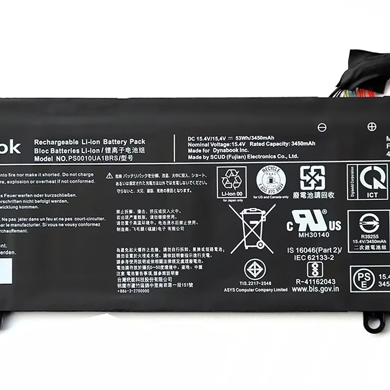 PS0010UA1BRS Original Laptop Battery for Toshiba Dynabook PORTEGE X30W-K-101 PORTEGE X30W-K-10W