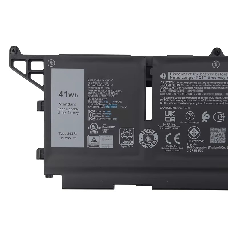 293F1 404T8 51R71 051R71 01VX5 Original Laptop Battery for DELL Latitude 13 7330