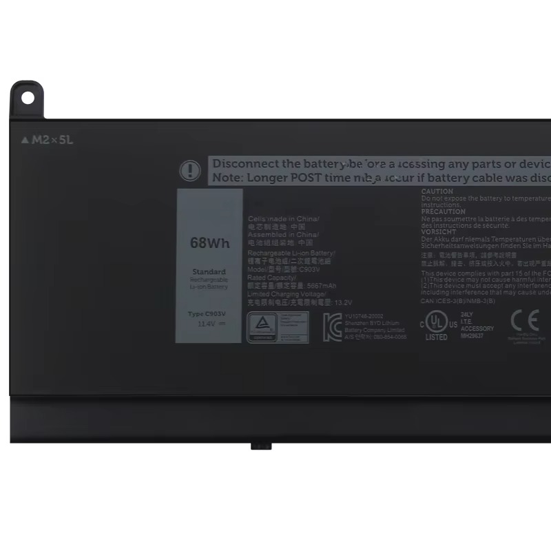 C903V 17C06 447VR 453-BBCP 3ICP4/60/81-2 original laptop battery for DELL Precision 7560 7760 7550 7750