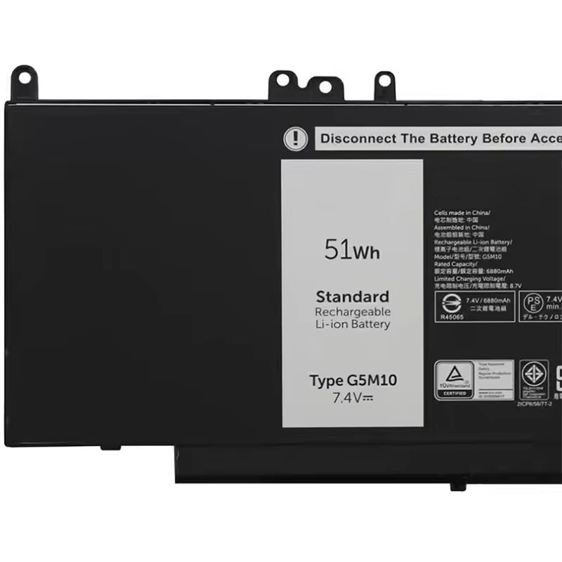 G5M10 W3DN9 WTG3T WYJC2 YM3TC VMKXM YM3TC Laptop Battery for Dell Latitude E5470 E5450 E5250